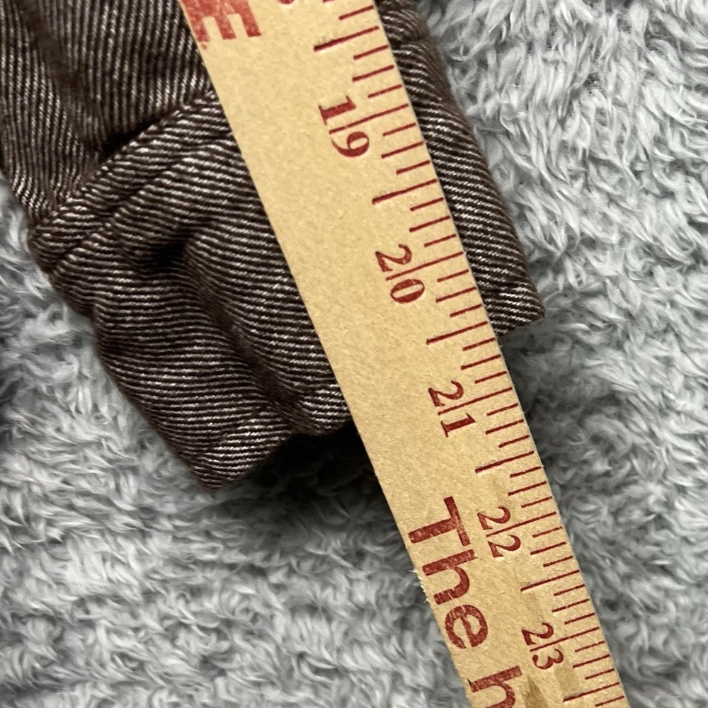 Aerie Shirt Womens Small Brown Anytime Fave Twill Oversized Relaxed Button Up - Picture 13 of 14